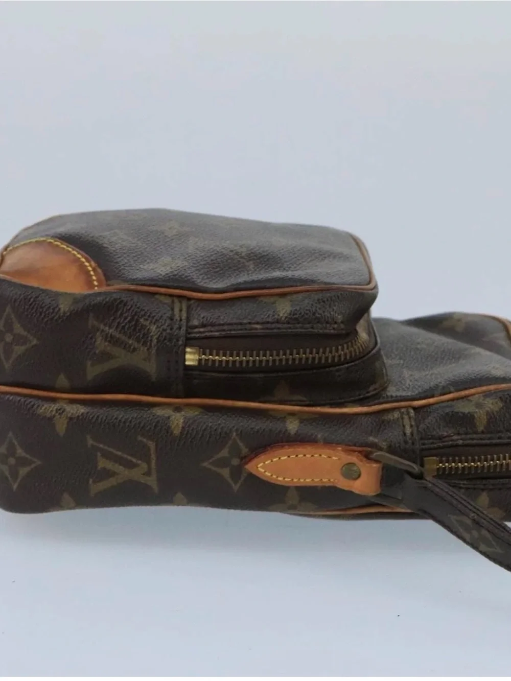 Louis Vuitton Monogram Canvas Messenger Bag in Brown and Tan